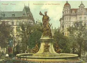 Wyzwolenie Andromedy przez Perseusza stara widokówka