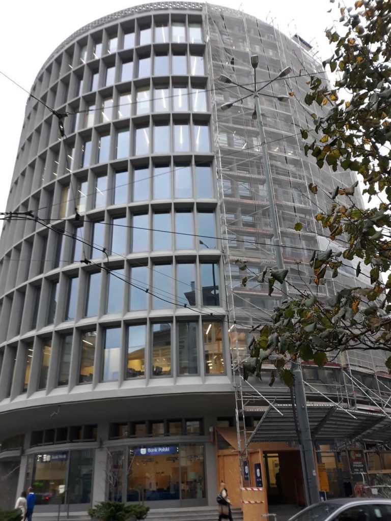 Okrąglak w czasie remontu