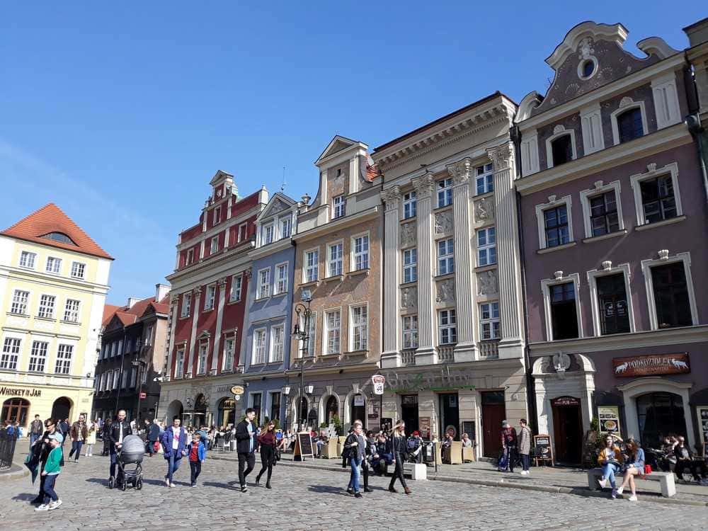 Stary rynek Poznań przed remontem