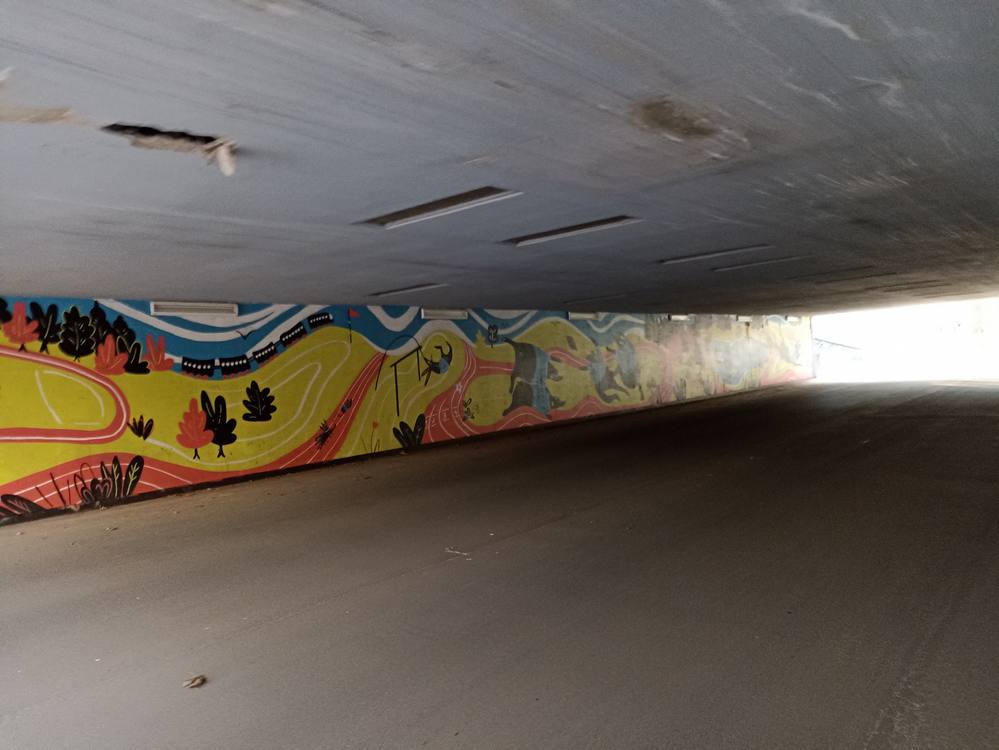 mural na Sołaczu Poznań