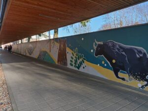 mural uniwersytet przyrodniczy w Poznaniu