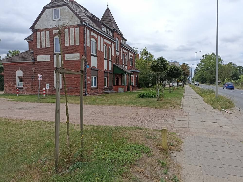 zabytkowe domy w starej części Lubonia