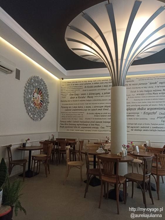 Wnętrze kawiarni Kociak w Poznaniu