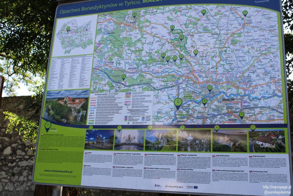 Opactwo Benedyktynów w Tyńcu mapa