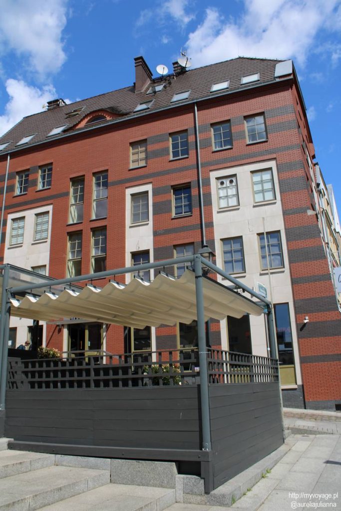 Kamienice na podzamczu w Szczecinie