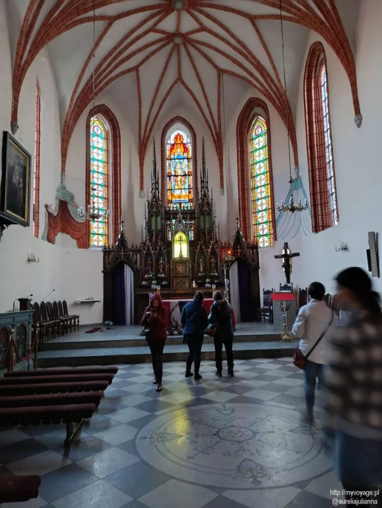 wnętrze kościoła św. Mikołaja w Gniewie