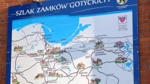 mapa zamków gotyckich w polsce