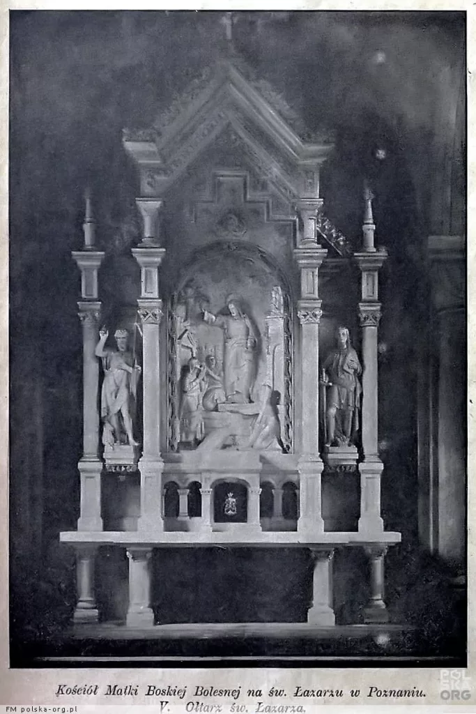Ołtarz św. Łazarza w kościele Matki Boskiej Bolesnej