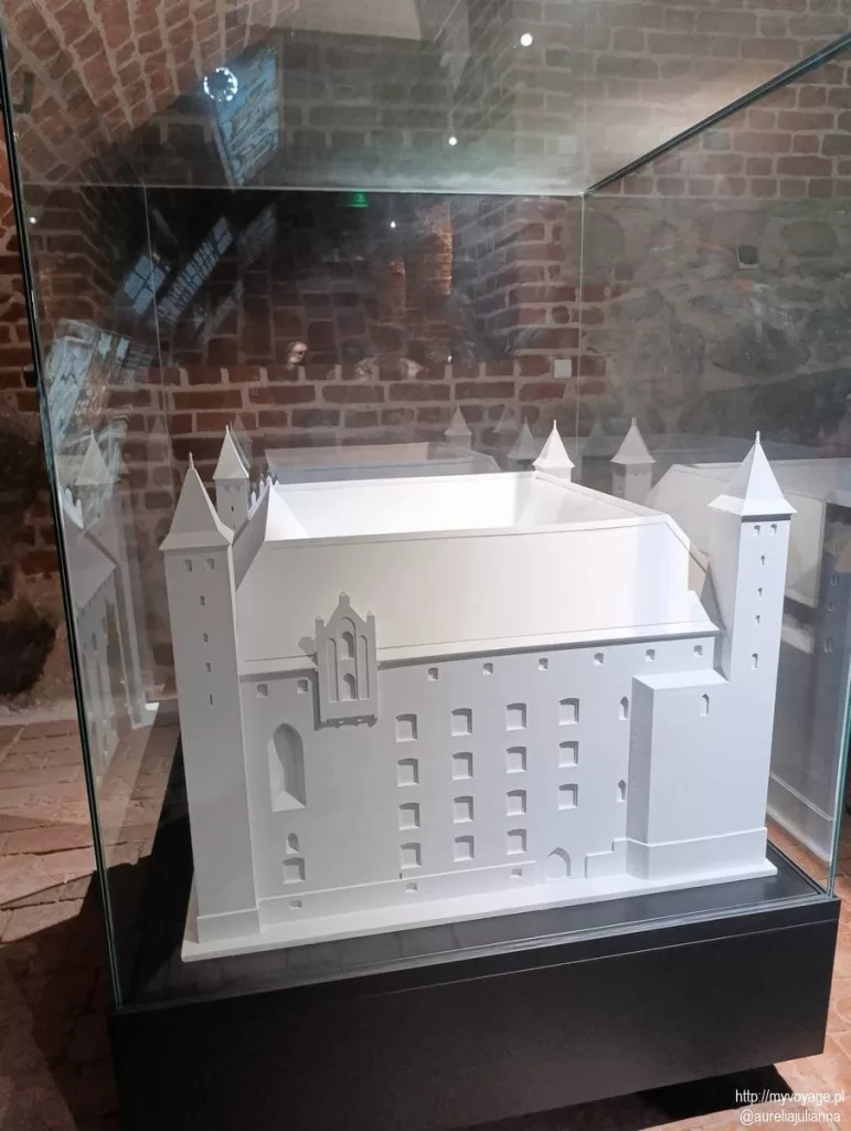 makieta zamku w Gniewie