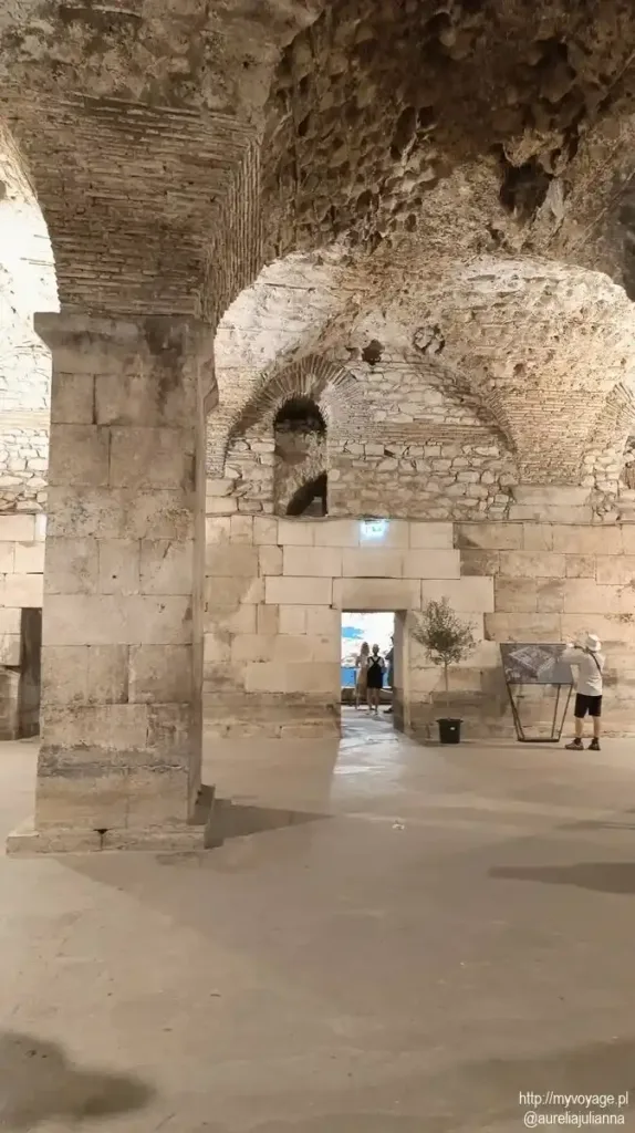 podziemia Pałacu Dioklecjana w Splicie