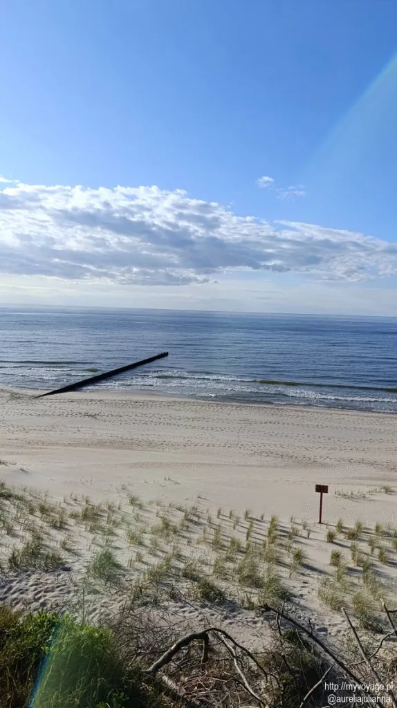 plaża w Trzęsaczu
