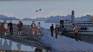 Mural nad Wartą w Pyzdrach