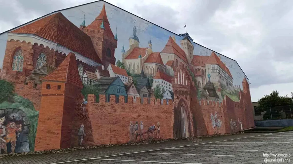 Mural historyczny w Pyzdrach