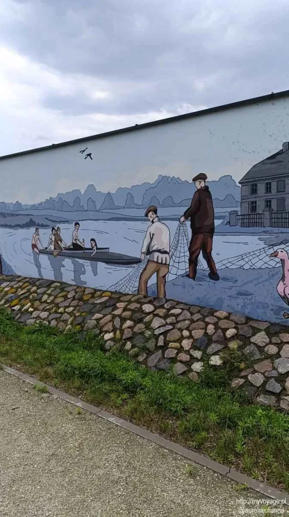 Mural nad Wartą w Pyzdrach