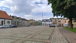 Rynek w Pyzdrach wielkopolska