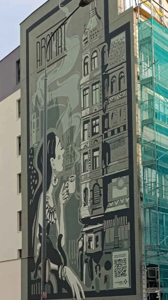 Mural - Kamienica Garbary 68 w Poznaniu