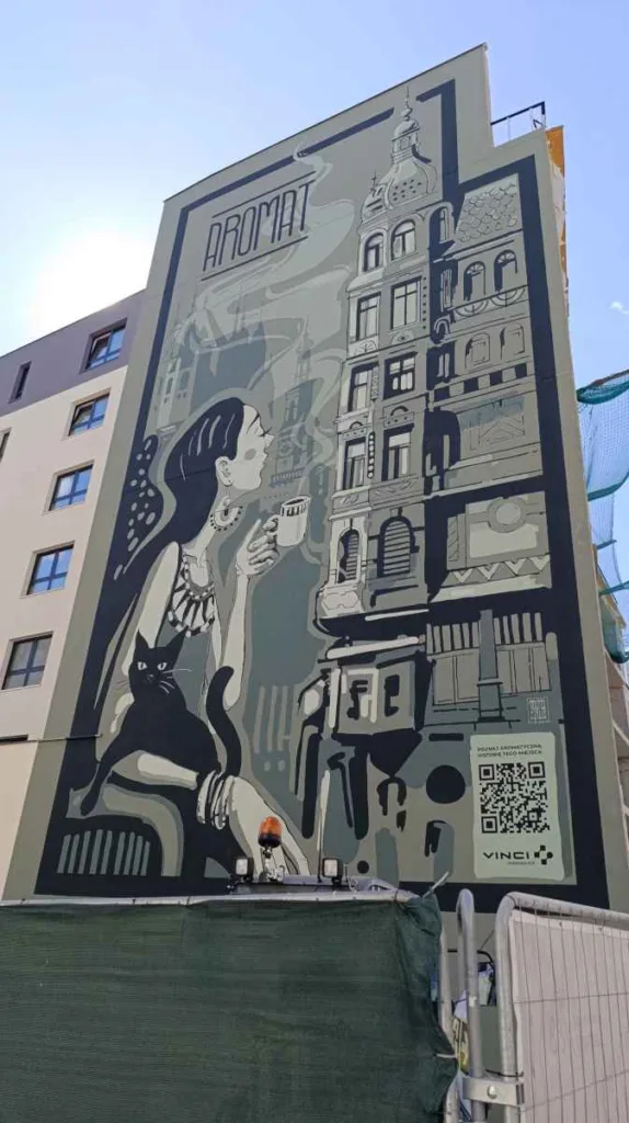 Mural - Kamienica Garbary 68 w Poznaniu