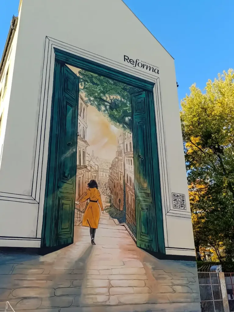 Drzwi do innego świata na Wildzie (mural)