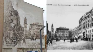 Mural na Alejach Marcinkowskiego w Poznaniu
