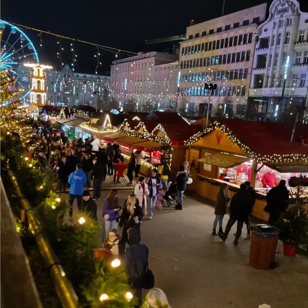 Jarmark Bożonarodzeniowy na Placu Wolności w Poznaniu