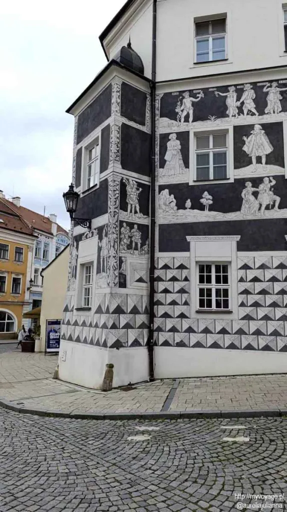 Dom u Rycerzy z dekoracją sgraffitową Mikulov