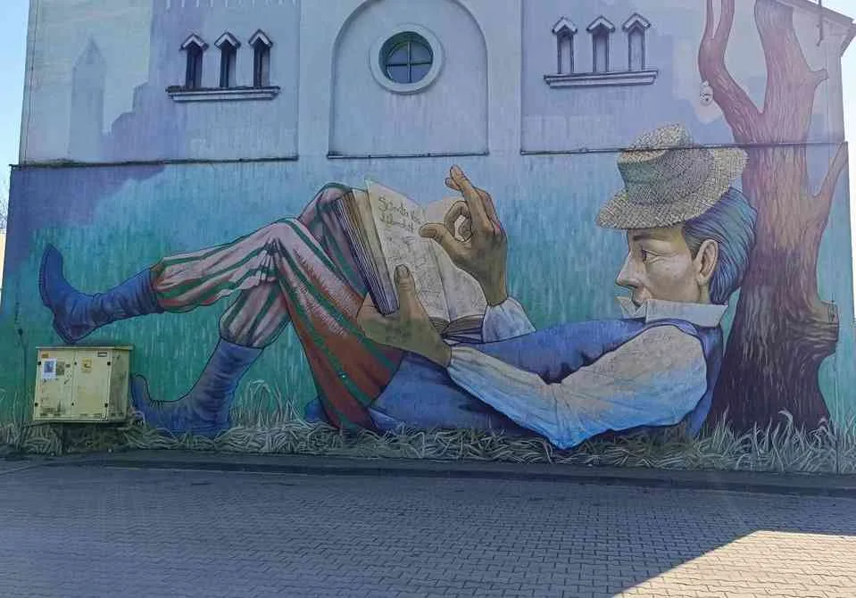 mural w Łowiczu