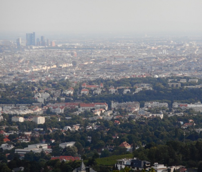 Kahlenberg - Panorama Wiednia